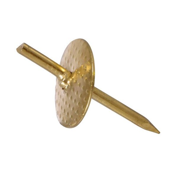 Hillman HILLMAN Brass-Plated One Piece Quick Hanger 10 lb 5 pk 122180 - main